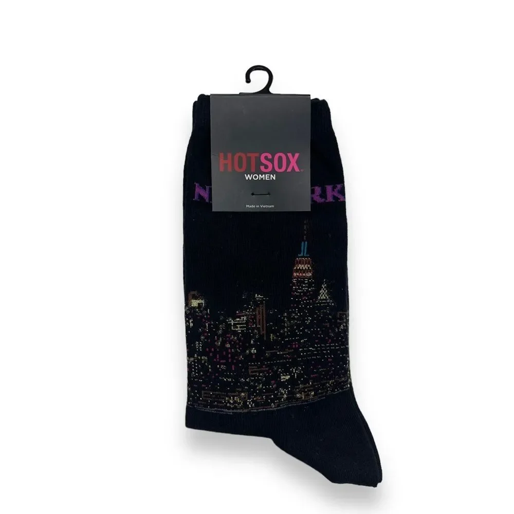 🆕 2 Pair Eggs Avocado Toast Socks & New York City Skyline Graphic Novelty Socks